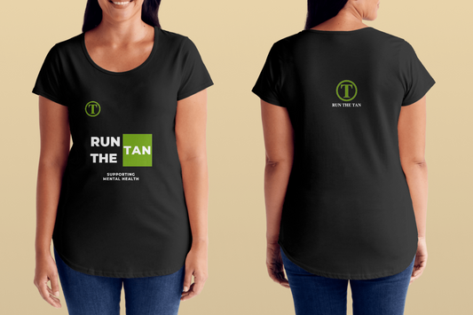 Women's - Run the Tan - Limited Edition - Black Tee